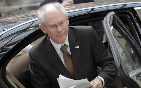 De Belgische premier Herman Van Rompuy. Foto EPA