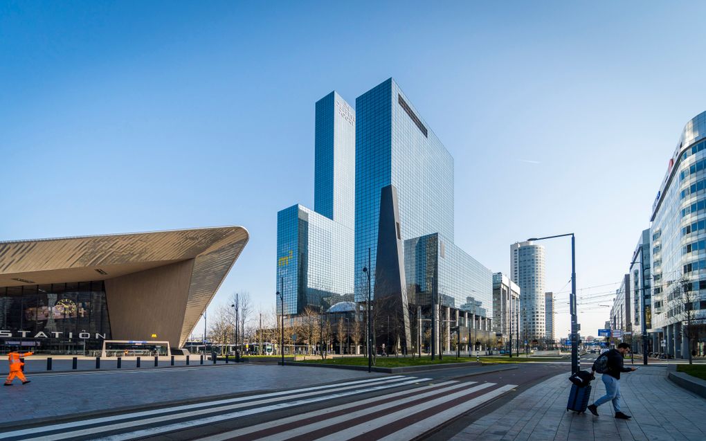 Stadsgezicht van Rotterdam, de thuishaven van ICP. beeld ANP, Lex van Lieshout