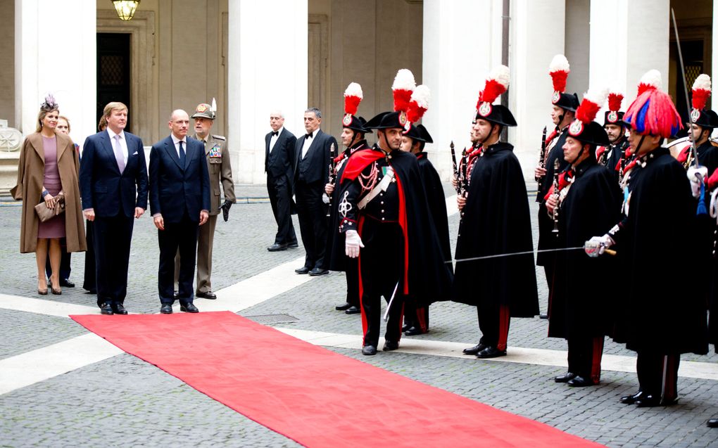 Kennismakingsbezoek aan Italië in 2014. beeld ANP