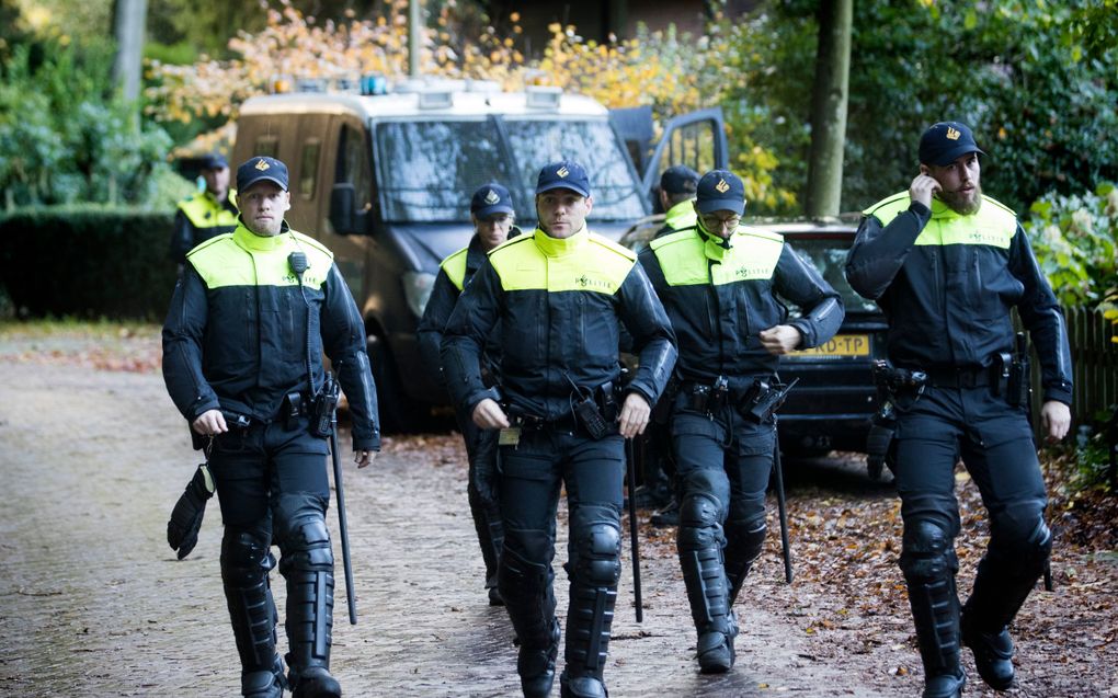 Zoekactie naar Anne Faber in Huis ter Heide. beeld ANP