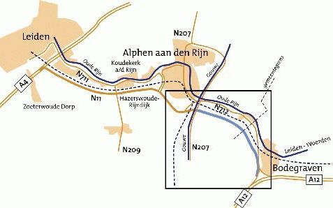 Minister Peijs van Verkeer en Waterstaat opent volgende week zaterdag de laatste schakel van de oost-westverbinding tussen Leiden en Bodegraven.