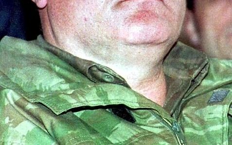 De vroegere Bosnisch–Servische legerleider Ratko Mladic.