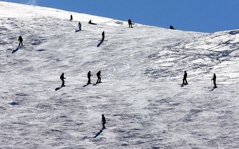 Skigebied in het noordoosten van Iran. Foto EPA