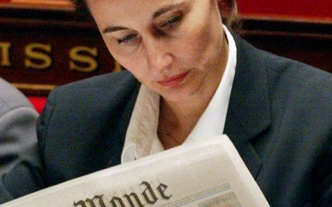 Bij het gezaghebbende Franse dagblad Le Monde zijn journalisten in staking gegaan. Foto EPA