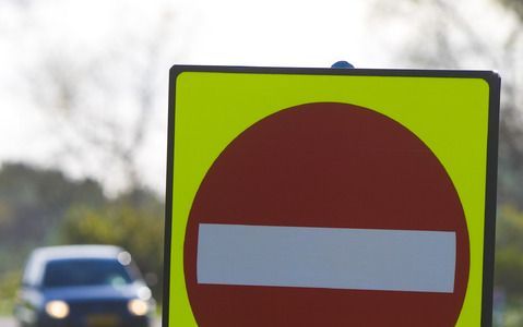 Verkeersbord bij snelweg, Foto ANP