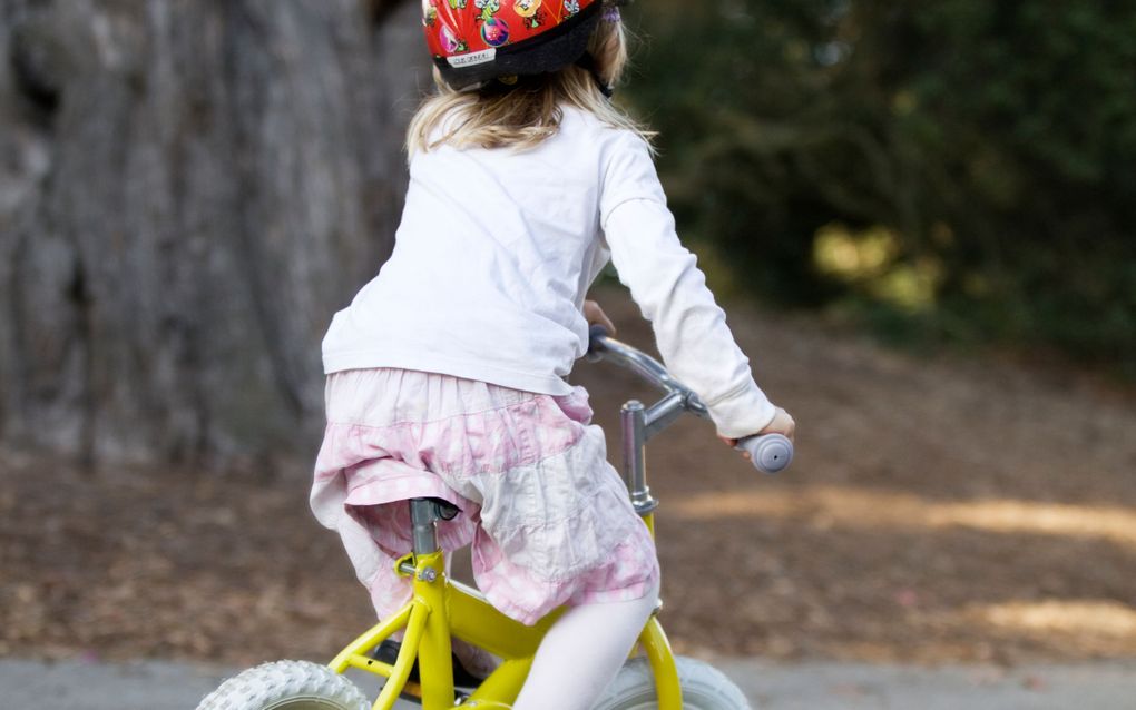 Met een Gyrowheel kunnen kinderen binnen een uur fietsen. Foto Gyrobike