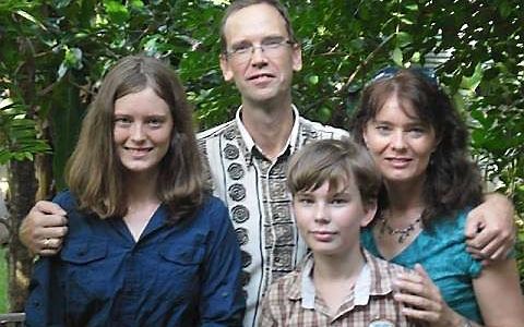 Het gezin van Marten en Esther Visser. beeld Grote Kerk Hilversum