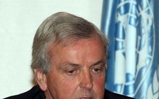 NEW YORK - John Holmes, hoofd humanitaire zaken van de Verenigde Naties. Foto EPA