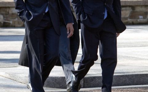 President Obama op weg naar het overleg. Foto EPA.