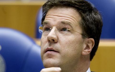 VVD-leider Rutte wil dat het kabinet snel duidelijkheid geeft over een nieuwe ambtsperiode voor Europees Commissaris Kroes. Foto ANP.