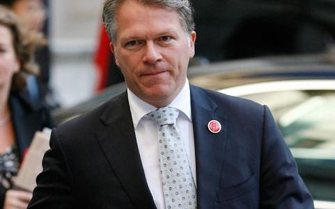 LONDEN - Minister Bos van Financiën. - Foto EPA