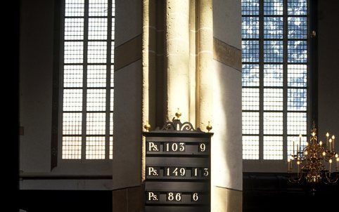 „In de kerkenraad moeten we maar eens praten over die onbekendheid van veel psalmen.” Foto RD, Henk Visscher