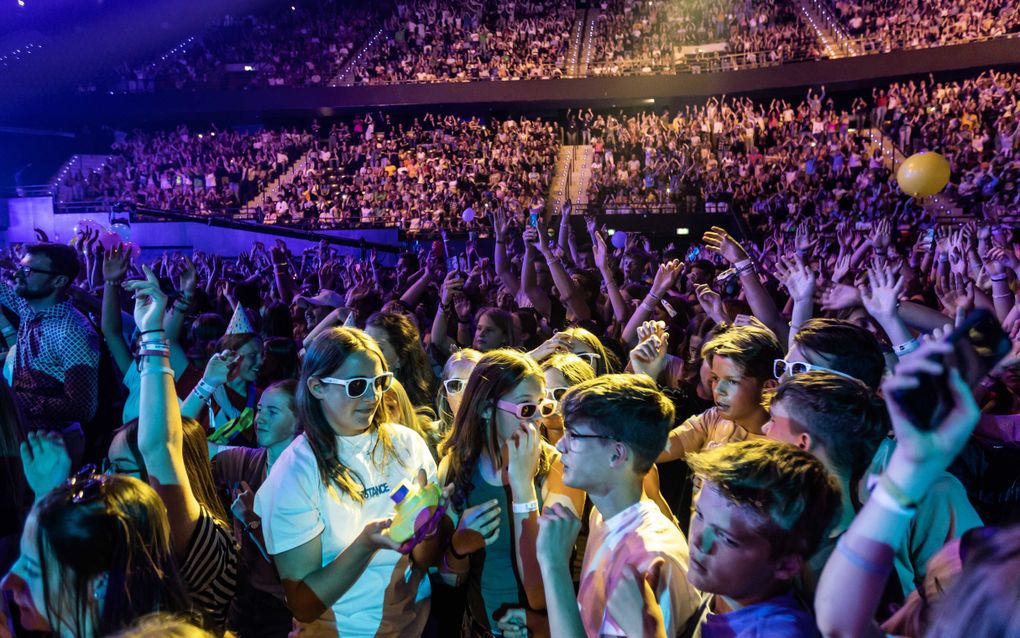 EO-Jongerendag werd zaterdag gehouden in Ahoy Rotterdam. beeld ANP Eva Plevier