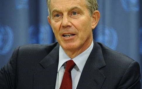 LONDEN – De Britse oud–premier Tony Blair heeft zijn Irakbeleid niet veranderd na een bespreking met de toenmalige Amerikaanse president George W. Bush in april 2002. Foto EPA