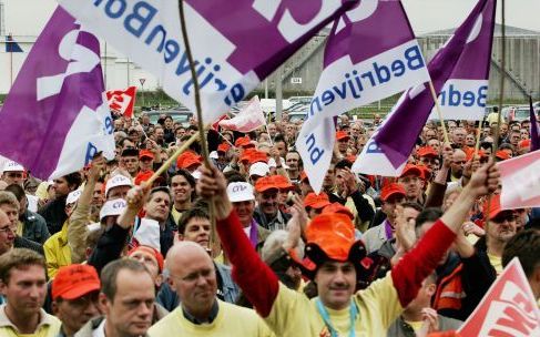 „Een staking is gewoon een machtsmiddel dat wordt ingezet om de wederpartij te dwingen in te stemmen met eisen. Dat is in strijd met wat God van ons vraagt, namelijk om Hem te dienen en ten opzichte van onze naaste dienstbaar te zijn.” Foto ANP