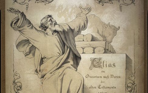 Titelblad van Mendelssohns oratorium ”Elias".