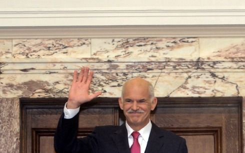 ATHENE - De nieuwe premier, George Papandreou. Foto EPA