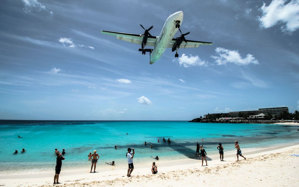 Het aantal coronabesmettingen op Sint Maarten stijgt snel. Beeld Unsplash