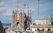De Sagrada Familia in Barcelona. beeld AFP