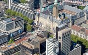 Het centrum van Rotterdam gezien van uit de lucht. beeld ANP, Lex van Lieshout