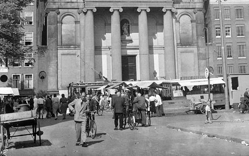 De Mozes en Aäronkerk in Amsterdam. Archieffoto ANP