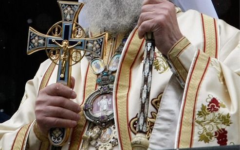 Inwijding van de nieuwe patriarch van de Servisch-Orthodoxe Kerk, Irinej Gavrilovic. Foto EPA