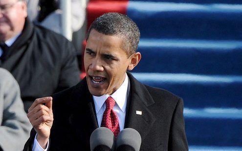 Er zijn het afgelopen jaar veel boeken over Barack Obama verschenen. Als het gaat om de verwachtingen van zijn beleid, overheerst de speculatie. Foto EPA