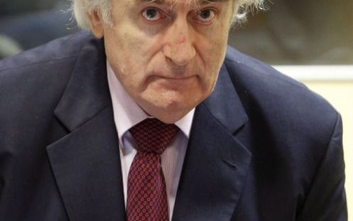 Radovan Karadzic, de vroegere politieke leider van de Bosnische Serviërs. Foto EPA