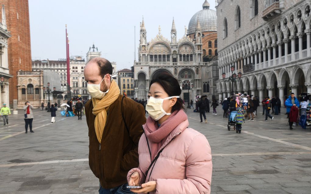 De Piazza San Marco in Venetië. beeld AFP