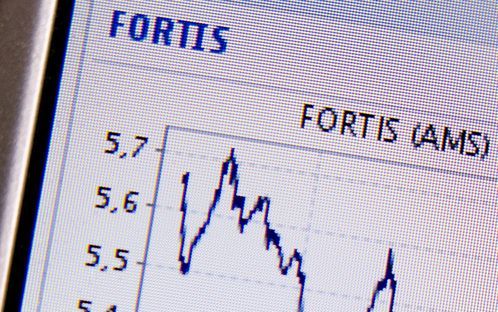 AMSTERDAM - Ook Nederlandse aandeelhouders van Fortis kunnen aanspraak maken op een compensatiefonds. Foto ANP