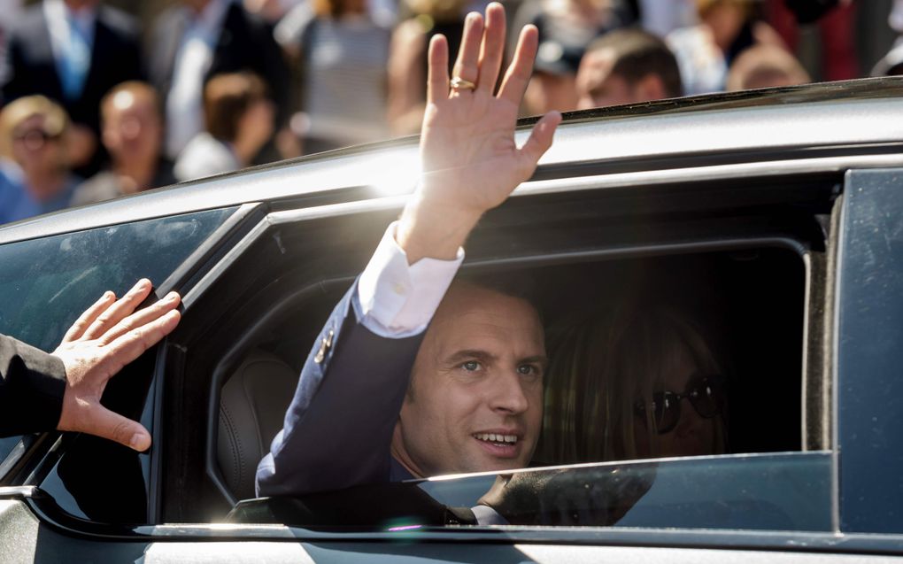 Macron. beeld AFP