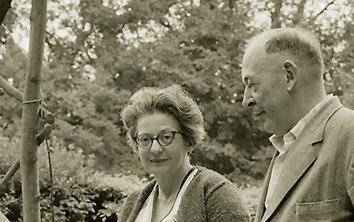 C.S. Lewis en zijn vrouw Joy Davidman. beeld RD