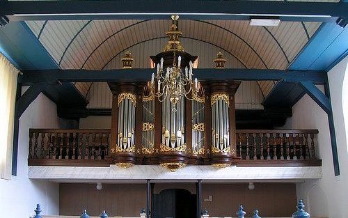 Het Schnitgerorgel in de kerk van Duurswoude. Foto Tobias Groeneveld