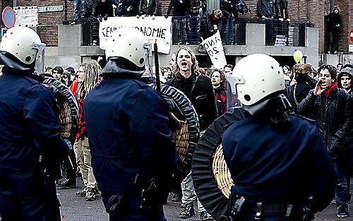 „Waar gezag verdwijnt, blijft alleen geweld over.” Foto ANP