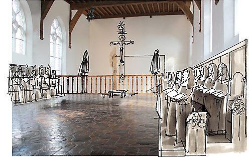 De kapel van Museum Elburg. Foto Museum Elburg