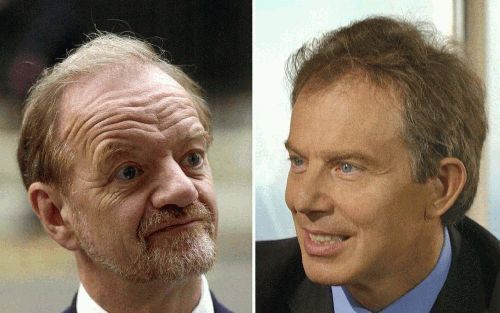 LONDEN - Cook en Blair. - Foto EPA