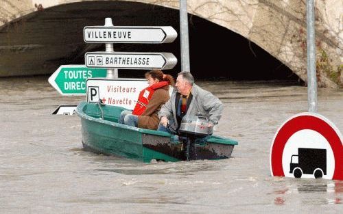 MARSEILLE - Hoog water in Marseille. Foto EPA