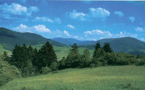 Het glooiende landschap van SileziÃ«.