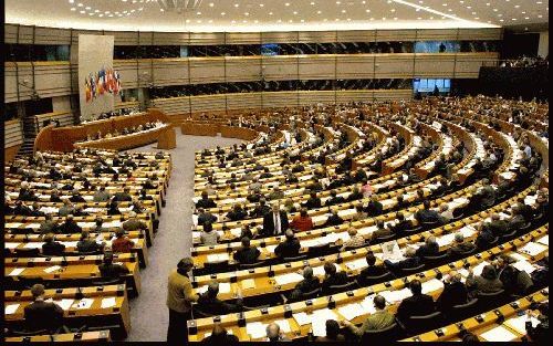 Het Europees Parlement in Brussel. ”Om de Nederlandse belangen in de Tweede Kamer naar behoren te kunnen behartigen, is het van belang dat er een gelijkgezinde fractie in het Europees Parlement is. De kaders voor de Nederlandse wet en regelgeving worden i