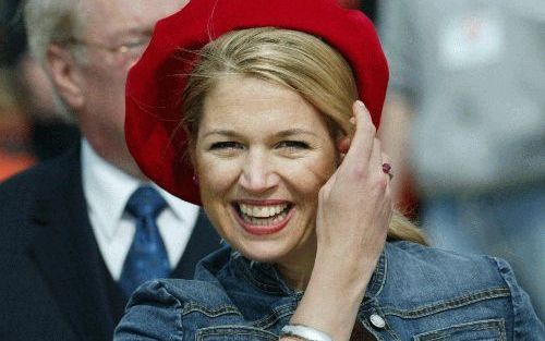 WARFFUM â€“ Prinses Máxima heeft met de alpinopet die ze op Koninginnedag droeg de aandacht voor hoofddeksels vergroot.Foto ANP