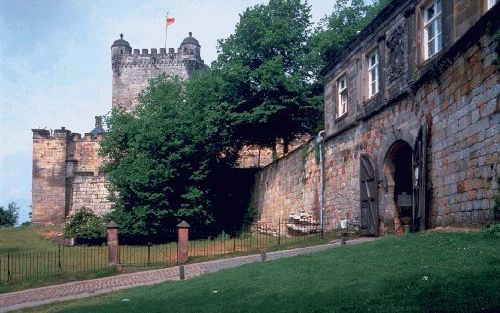 Bentheim, de grootste uit zandsteen opgetrokken burcht van Europa. Foto ProjektbÃ¼ro Steinfurt