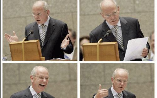 DEN HAAG - Vice-premier Gerrit Zalm woensdag tijdens de Algemene Beschouwingen in Den Haag. Foto ANP