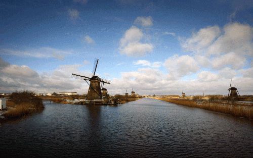 KINDERDIJK - De molens in Kinderdijk (Zuid-Holland) moeten zeer dringend worden gerestaureerd. Foto ANP