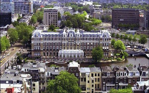 AMSTERDAM - Het Amstelhotel in Amsterdam. Tijdens een routinecontrole werden sporen van de legionellabacterie aangetroffen. Uit voorzorg werden alle gasten elders ondergebracht. Het hotel heeft 55 luxe kamers en 24 suites. Archieffoto ANP