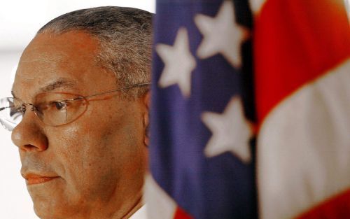 Amerikaans minister van Buitenlandse Zaken Colin Powell heeft maandag zijn ontslag ingediend. Naast minister Powell treden ook de ministers van Onderwijs, Energie en Landbouw af. FOTO EPA