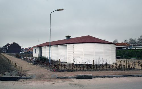 EDE â€“ Het KRUISpunt, kerkgebouw van de hervormde gemeente in de Edese nieuwbouwwijk Kernhem, wordt zaterdagmiddag officieel geopend. Foto RD, Sjaak Verboom