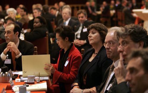 DEN HAAG - In de Ridderzaal in Den Haag heeft het kabinet woensdag een conferentie belegd om te komen tot meer verbondenheid. Foto ANP