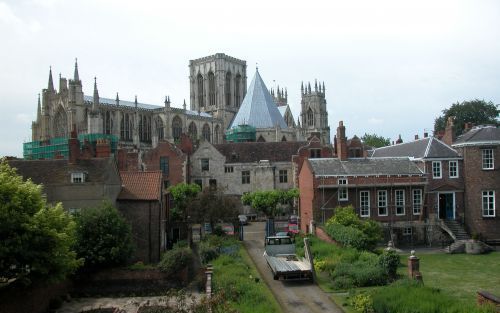 York Minster is een van de grootste middeleeuwse gotische kathedralen van Noord Europa. Foto RD