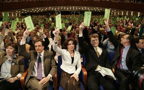 „Het is vreemd dat als het congres van D66 het paasakkoord niet had goedgekeurd, de bewindspersonen uit de gelederen van D66 hun ontslag aan de Koningin zouden hebben aangeboden.” Foto ANP