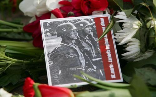 Rusland herdenkt 9 mei de zestigste verjaardag van de overwinning op nazi-Duitsland. De plechtigheid licht gevoelig. Foto AFP